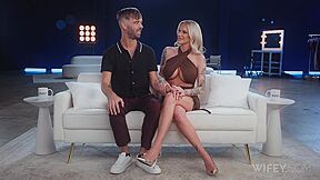 Kaci And Dakota - Tattooed Hotwife Rides Bbc While Hubby Films - Kaci Kennedy