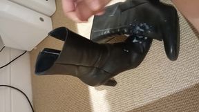 Compilation 2 - knee-high boots with German jerk off instruction