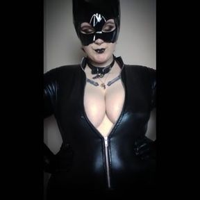 Chubby cat woman steals your cum and your money