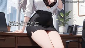 Prove to your boss Alya you should not be fired (Hot Sex JOI)