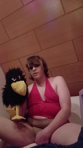 Who will go crazy here... the raven or me..