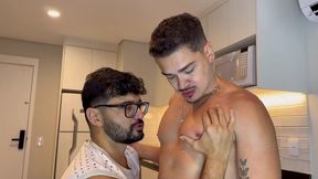 marcos goiano - enrabado pelo carinha da pica grossa - sexo gay pesado com dotadao fodendo rabo quente - passivo levando pica do cara da academia