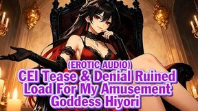 [18min] CEI Tease & Denial – Ruined Load For My Amusement | Goddess Hiyori