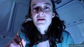 pov putting makeup on you in the back of an unmarked van