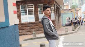 Kinky bottom Joaquin Santana rides Chris Petite hard dick