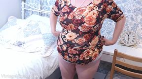 Only Good Boys Are Allowed to Watch BBW Auntie Dress and No Masturbating While You Watch