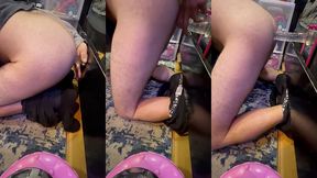 riding my suction dildo like a champ