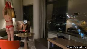 Pretty Blonde in Paris enjoys with a Big Orgasm - Amaris 4K