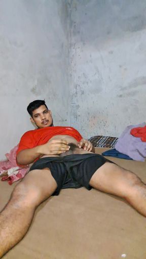 Alone boy masturbation big cock