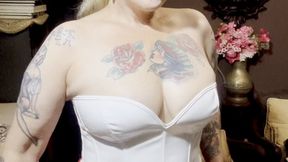 Crush - Marlboro reds - Nose exhales - High heels - Pantyhose - PVC Vinyl - Long nails