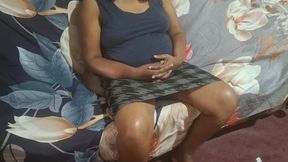Maid Open her Legs and show her panty