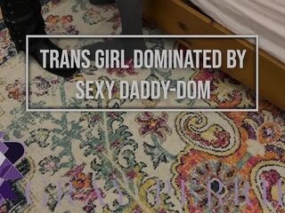 Trans Gal Dominated by Hawt Stepdaddy Leather Master