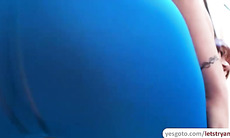 Hot first time anal sex before Lauren Phillips goes to the gym