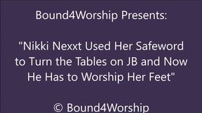 Nikki Nexxt Gets Foot Worship After Using Her Safeword - HD