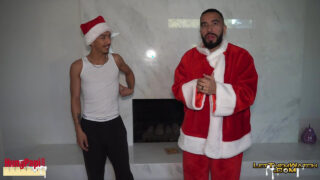 Hardcore sort daddy orgie: tatoverede Eddy Blanco, Juven, Santo Jorge og Jay Seabrook får analfuck uden kondom med blowjobs og sæd