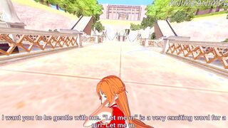 SIDE POUNDED WITH ASUNA - SWORD ART ONLINE CARTOON