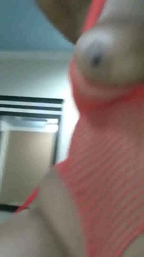Thot in Texas - BBW Cameltoe Slide with Explosive Cumshot   Clip 1