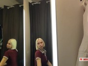 Try on haul transparent clothes, see through Try on haul , in the fitting room. Naked mycandyalice