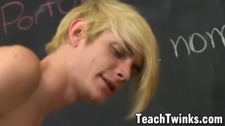 Latino teacher Alexsander Freitas anal fucks Preston Andrews