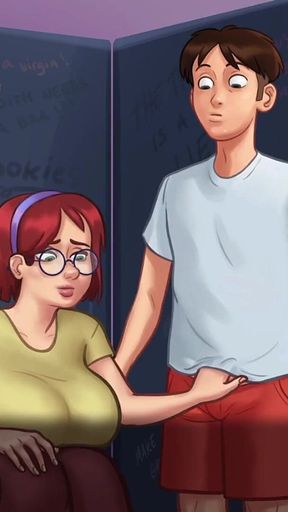 Comparing Huge Tits - Summertime Saga Gameplay