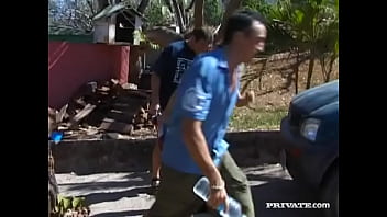 The Very Exotic Agnes Serves up an Anal Creampie on the Beach