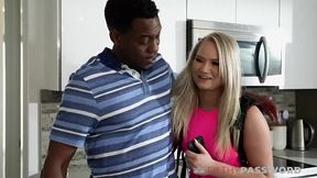 Stepdad Jonathan Jordan pounds his blonde stepdaughter Harley King like a bossy little bitch