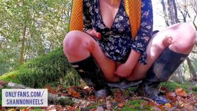 Flashing and Pissing in the Forest - Shannon Heels