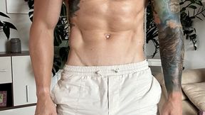 Pumped guy strips and self play