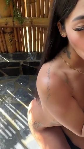 He was watching me on the shower and I asked him to fuck me!   Clip 1