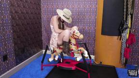 Bdsm teens mouth jizzed in