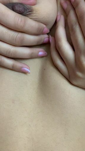 Young Amateur Couple Passionate Sex with Deep Creampie - Real Orgasm