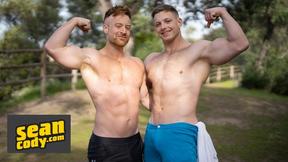 Intense Bed Buddies Kyle & Tim Heat Up