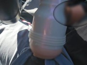Kenzie Reeves Fleshlight fuck in car 🚘🛣️