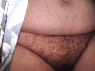 Chunky mother I'd like to fuck masturbate and showing to u her large tits and unshaved twat