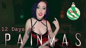 DAY 3 - 12 DAYS OF PAINMAS - Christmas CBT & Pain Play Slave Tasks by Miss Faith Rae with BDSM Instructions & Femdom POV - 720p