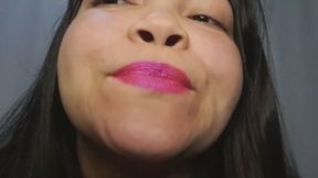 Lipstick that lights up my little white lips