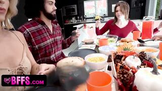 Hot Barely Legal Blonde Invites Her Bf Over For Thanksgiving