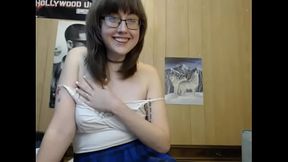 helena'_s live webcam show at a friend'_s house