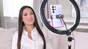 insatiable influencer nuria millan takes rough dp slamming during frantic foursome gp3269