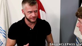 Brian Bonds gave Eric Charming some naughty wrestling moves