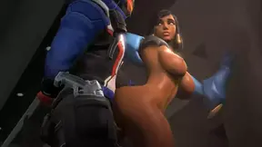 And So It Begins. Soldier 76 Fucking Pharah (Version 1)