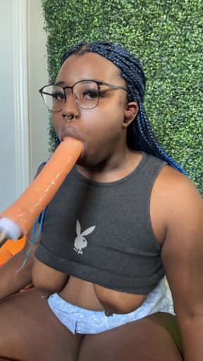 Ebony Girl Face Fuck