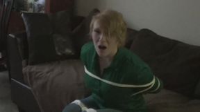 IZZY BOUND AND GAGGED AT WRONG ADDRESS PART 1