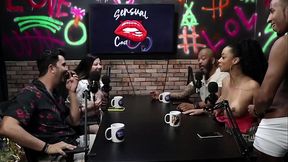 MELHORES MOMENTOS DA BELLA MANTOVANI E FERA NO SENSUAL CAST - COMPLETO (WATCH ON: SHEER/RED)