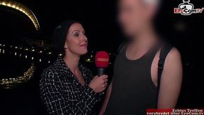 reporter pick up real people on street for porn