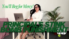 Naughty Student Gets Gassy Principal's Stink Bomb Punishment – Farts So Smelly You'll Beg for Mercy! wmv