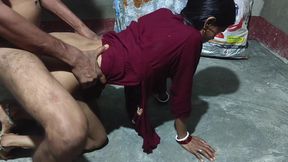 The Laborer Sister-in-law Who Built the House Cheated on Her Husband and Sucked the Loada of the Thikedar and the Contractor Fuc