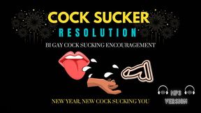 Cock Sucker Resolution ASMR - Bisexual Encouragement with Countess Wednesday - Gay Encouragement, Cock Sucking, Cock Worship MP3 AUDIO ONLY