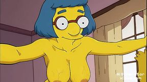 Luan Simpsons Porn and Hentai Ai compilation sexy and naked