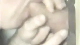 Amateur Glory Hole Blowjob with Fat Cock